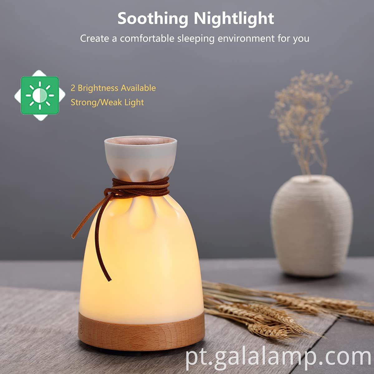 Fabric-Wrap Humidifier Night Light